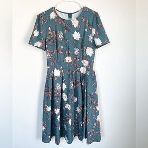 Floral Green Dress